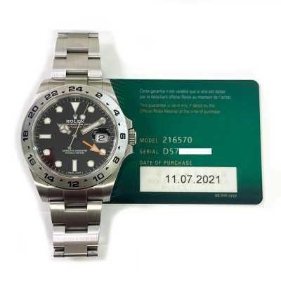 Explorer II Black Dial Steel