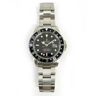GMT-Master II 40mm Black Dial Black Bezel Stainless Steel