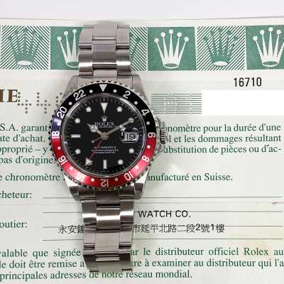 GMT-Master II 40mm Black Dial Coke Bezel Stainless Steel