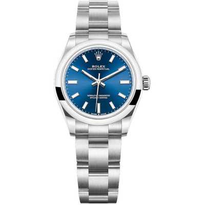 Oyster Perpetual 31mm Blue Dial Domed Bezel Oyster Bracelet Stainless Steel