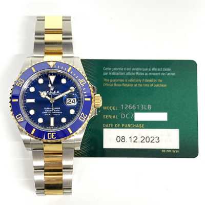 Submariner Blue Dial Steel/Yellow Gold