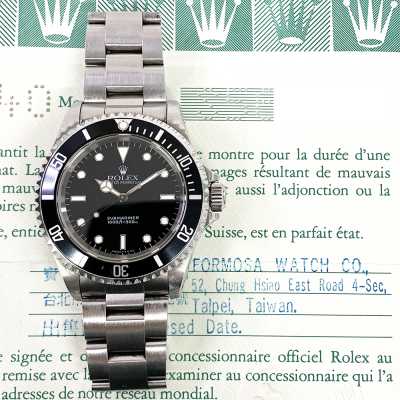 Submariner 40mm Black Dial Aluminium Bezel Stainless Steel