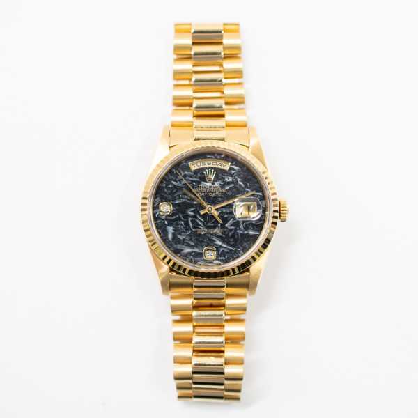 Rolex Day-Date 18238 2BR | 36mm Gold Ammonite Presidential