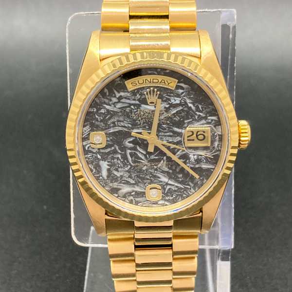 Rolex Day-Date 18238 2BR | 36mm Gold Ammonite Presidential