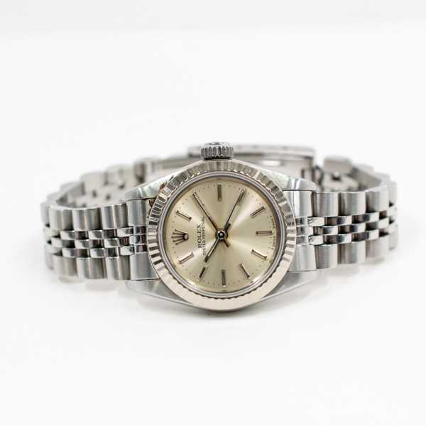 Rolex Oyster Perpetual 67194 | 26mm Two-Tone Silver Vintage