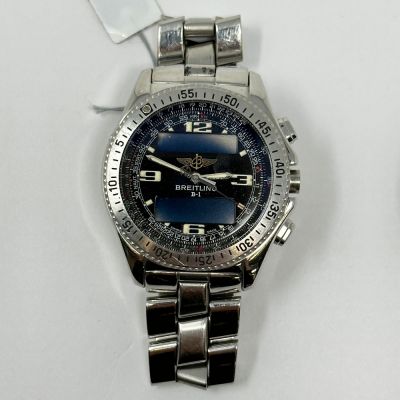 Professional B-1 Analog and Digital Blue Dial Stainless Steel
