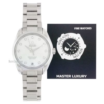 Seamaster Aqua Terra 39mm White Mother of Pearl Dial Stainless Steel