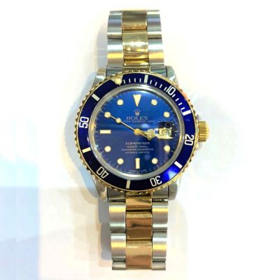 Submariner Date 40mm Blue Dial Stainless Steel and Yellow Gold