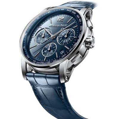 Code 11.59 Automatic Chronograph Blue Dial White Gold