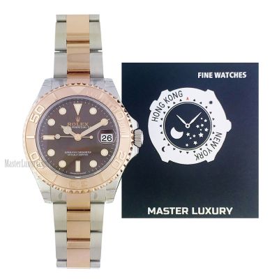 Yacht-Master 37mm Chocolate Dial Stainless Steel and Rose Gold