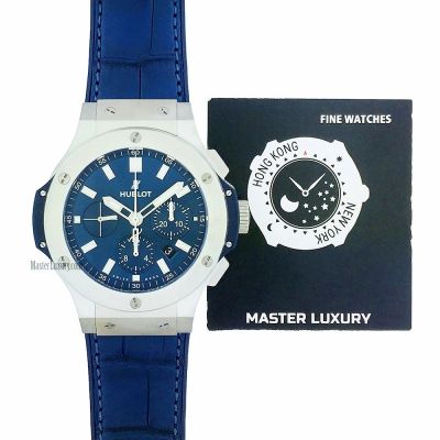 Big Bang 44mm Chronograph Automatic Blue Dial Stainless Steel