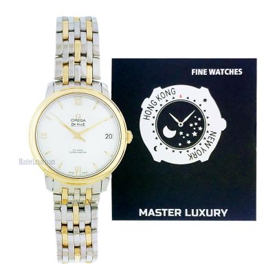 De Ville Prestige Automatic Mother of Pearl Dial Stainless Steel and Yellow Gold