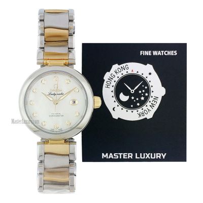 De Ville Automatic Mother of Pearl Dial Stainless Steel and Yellow Gold