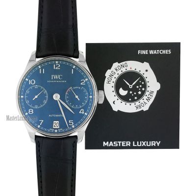 Portugieser Automatic Blue Dial Stainless Steel 