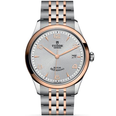 1926 39mm Silver Dial Rose Gold and Stainless Steel
