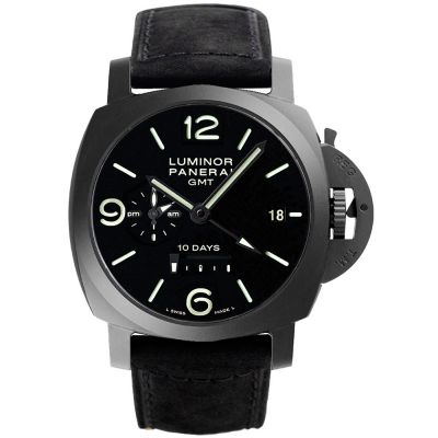 Luminor 1950 10 Days Automatic Black Dial Black Leather